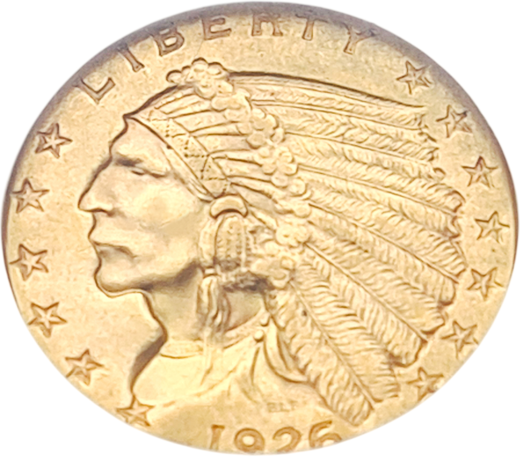 картинка США. 2 1/2 Доллара 1926 г. Золото. 4.18 г*0.900 0.121 oz. СЛАБ NGC MS 62! от магазина Одежда+