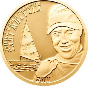 картинка 25 долларов. 2010 г.  Островов Кука. Елизавета II. Сари Мултала. Au 4 г. от магазина Одежда+