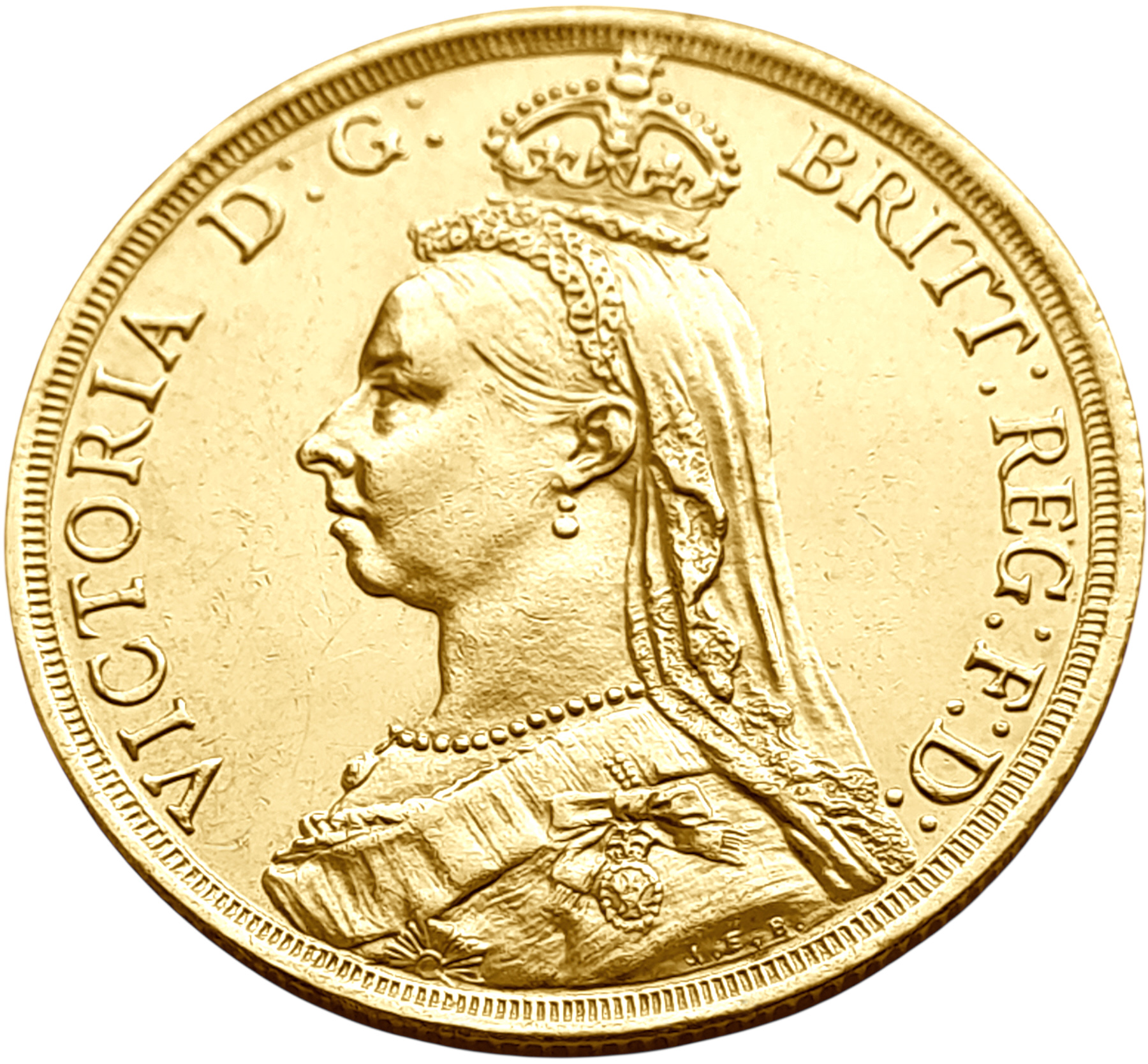картинка Великобритания. 2 Фунта 1887 г. Золото. 15.9761 г*0.917 0.471 oz. от магазина Одежда+