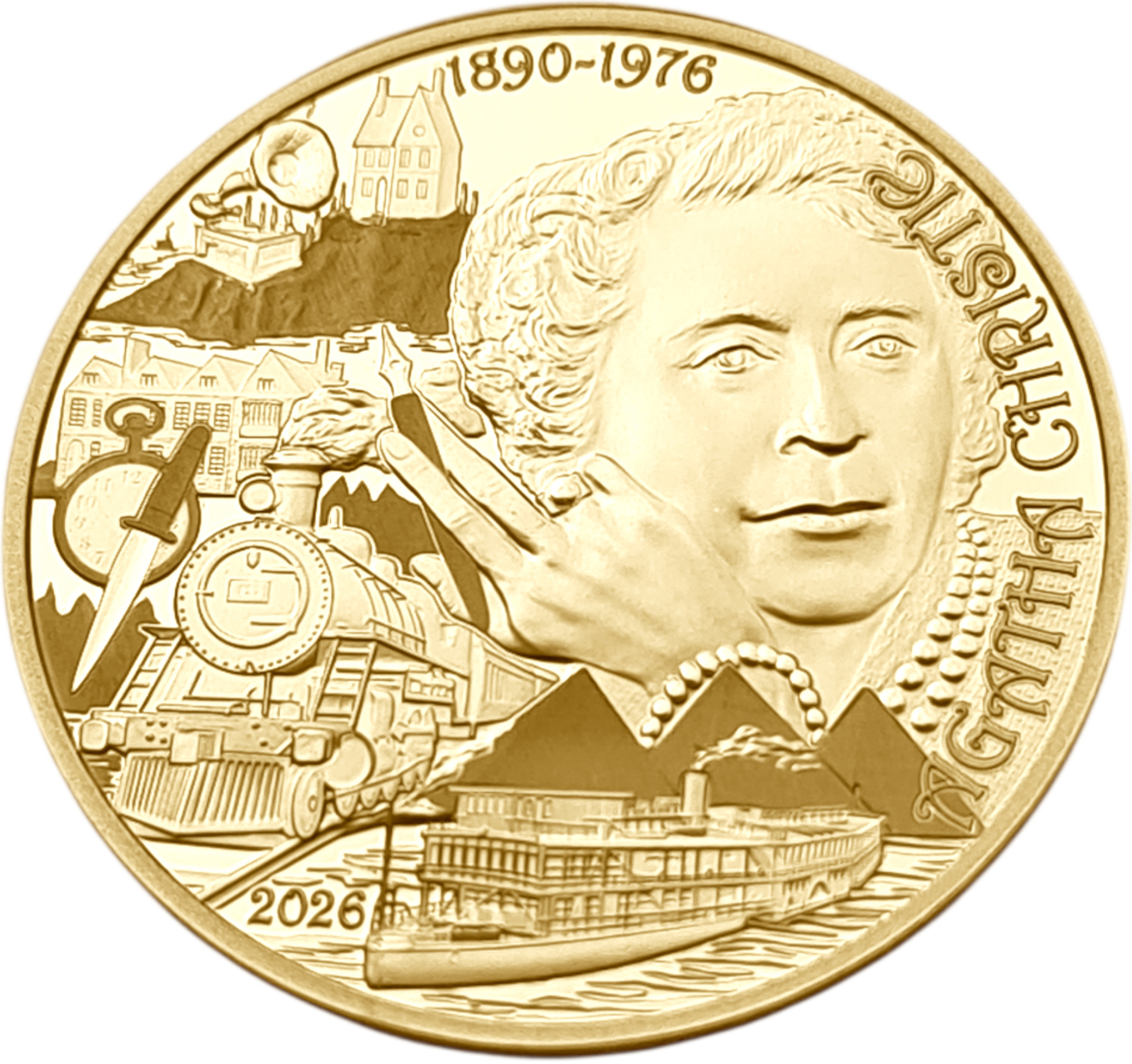 картинка Франция. 50 Евро 2026 г. Золото 7.78 г*0.999 0.25 oz. Агата Кристи! Пруф! Сертификат! Тираж 500 ЭКЗ! от магазина Одежда+