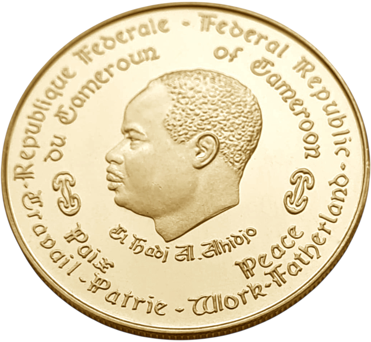 картинка Камерун. 3000 Франков 1970 г. Золото. 10.5 г*0.900 0.3038 oz. Пруф! от магазина Одежда+