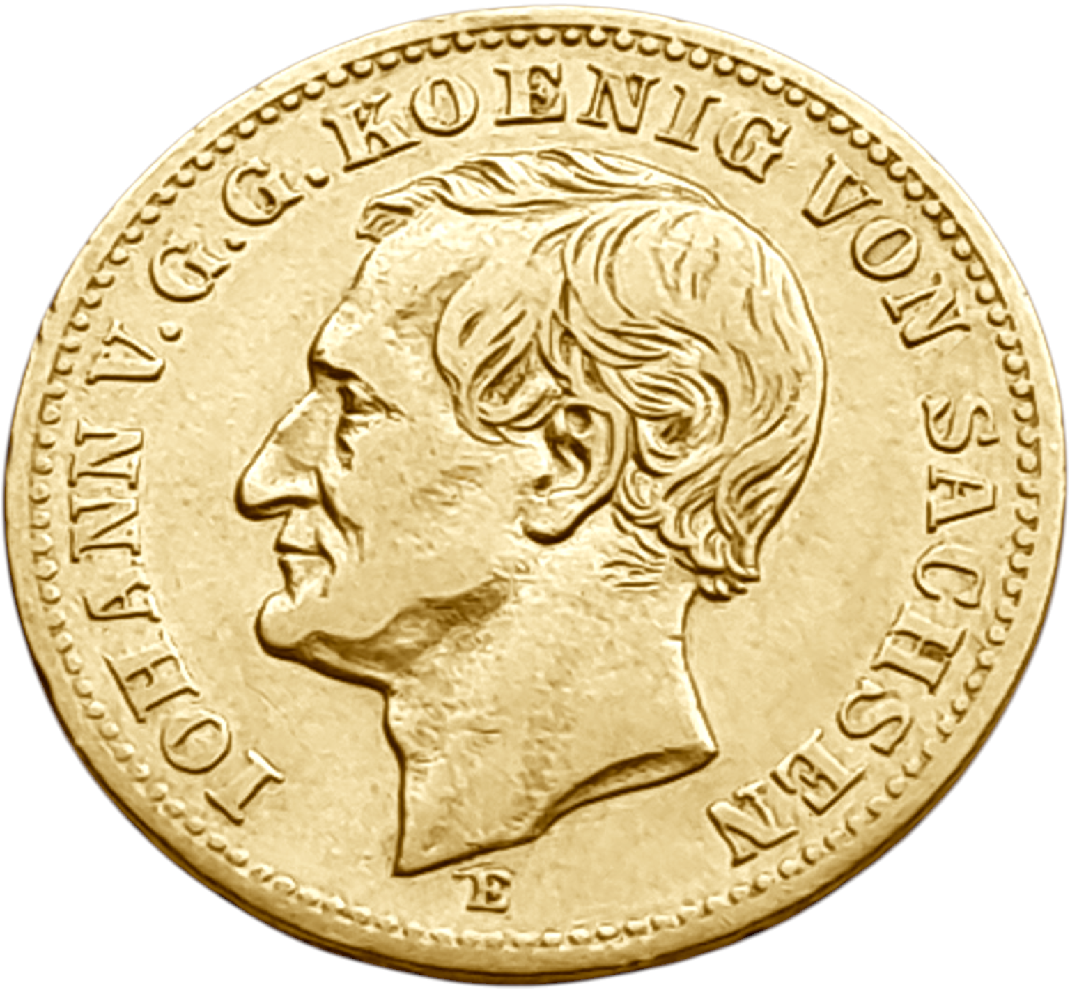 картинка Саксония. 10 Марок 1872 г. Золото. 3.982 г*0.900 0.1152 oz. от магазина Одежда+