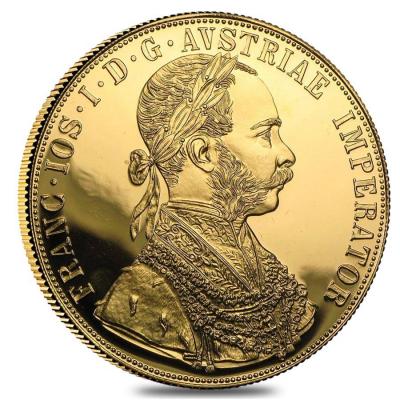 картинка 4 дуката. 1915 г. Франц Иосиф. Au 13.76 г. от магазина Одежда+