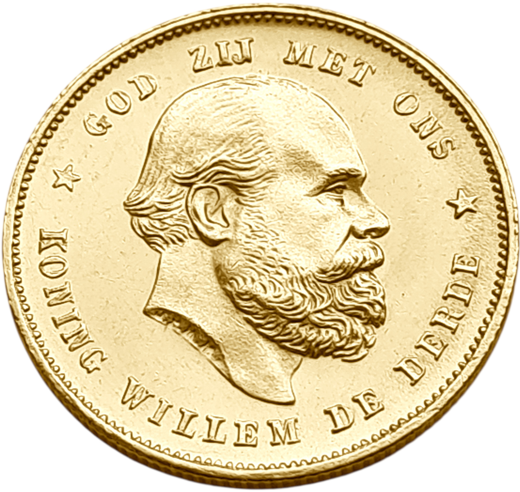 картинка Нидерланды. 10 Гульденов 1885 г. Золото. 6.729 г*0.900 0.1947 oz. от магазина Одежда+