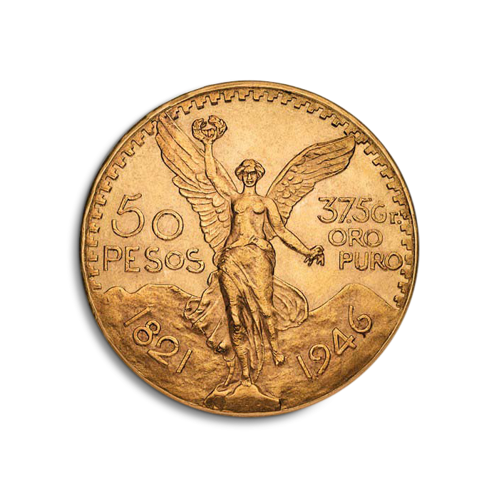 картинка 50 песо Мексика Au 37.5 от магазина Одежда+