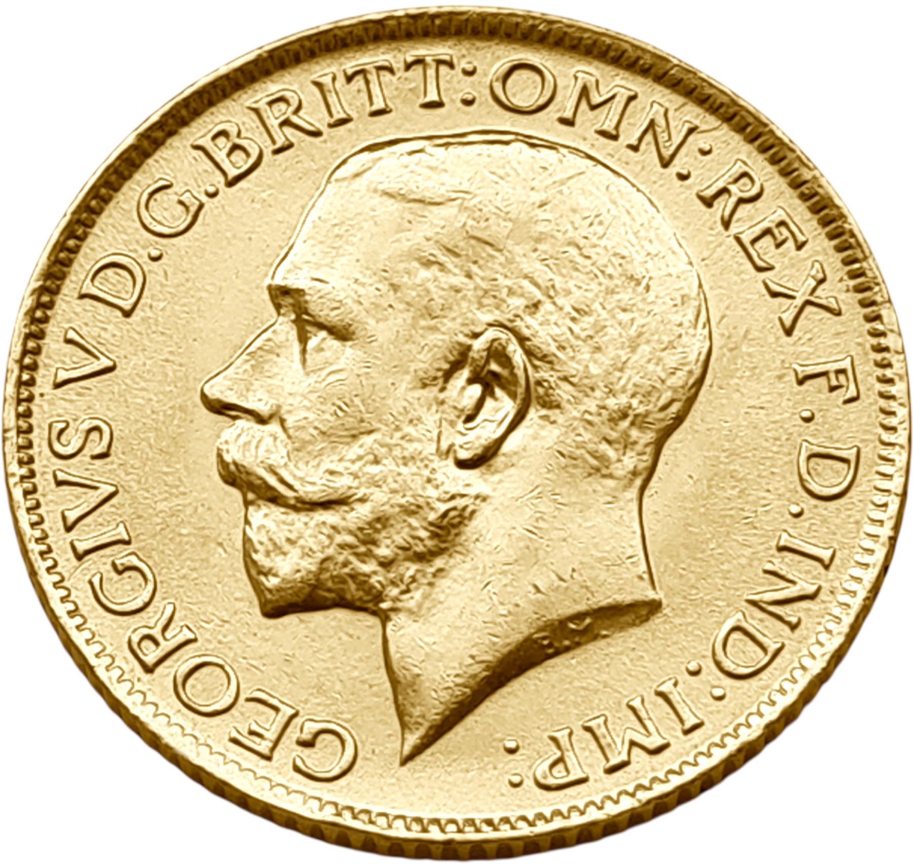 картинка Великобритания. 1 Соверен 1913 г. Золото. 7.99 г*0.917 0.2355 oz. от магазина Одежда+