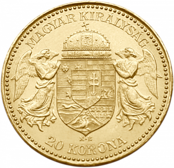 картинка Венгрия. 20 Корон 1892 г. Золото. 6.775 г*0.900 0.196 oz. от магазина Одежда+ 2