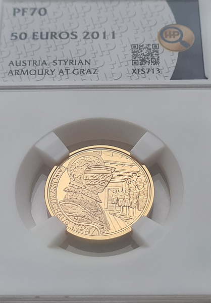 картинка Австрия. 50 Евро 2011 г. Золото 10.14 г*0.986 0.3214 oz. от магазина Одежда+ 3