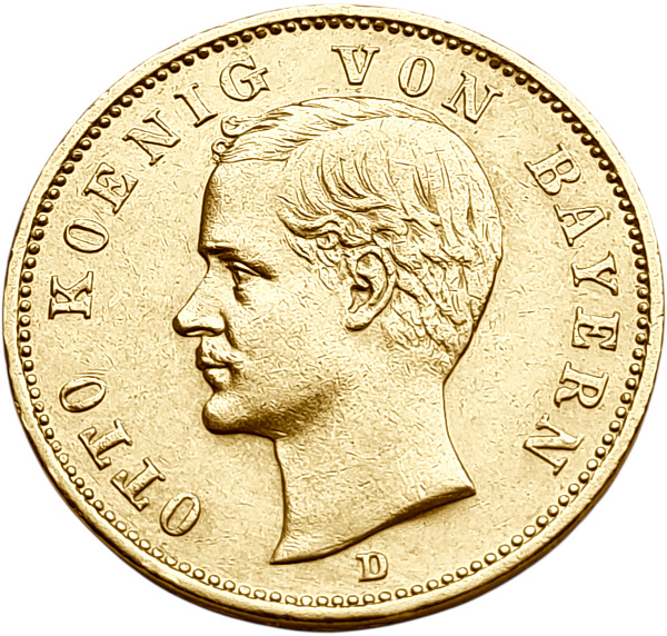 картинка Бавария. 20 Марок 1905 г. Золото. 7.965 г*0.900 0.2305 oz. от магазина Одежда+