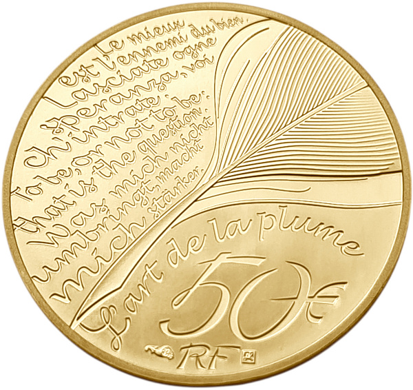картинка Франция. 50 Евро 2026 г. Золото 7.78 г*0.999 0.25 oz. Агата Кристи! Пруф! Сертификат! Тираж 500 ЭКЗ! от магазина Одежда+ 2