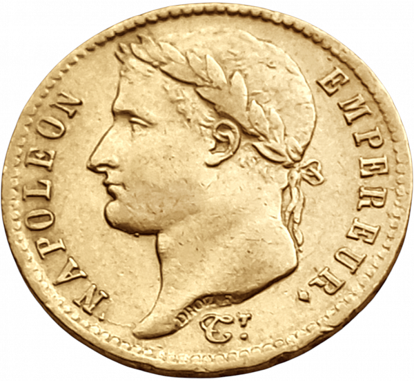 картинка Франция. 20 Франков 1811 г. Золото. 6.4516 г*0.900 0.1867 oz. от магазина Одежда+