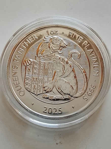 картинка 100 фунтов QUEEN*S PANTHER 1 oz 2025 от магазина Одежда+